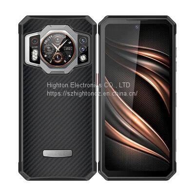 Cheapest 6.78 Inch MTK6789 Octa-Core Android 12 12+256G 9800mAh Fingerprint Unlock NFC IP68 Rugged Phone Waterproof Mobile Phone photo-5