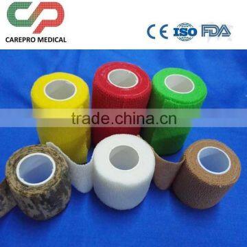 non sticky non -woven polybag packing Elastic tearable cohesive bandages,vet care bandages