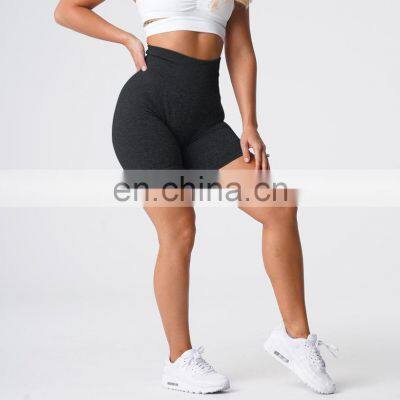 Tik Tok Hot Sale Seamless Yoga Shorts Scrunch Booty Butt Lift Short Pants High Waist Gym Fitness Running Wear Clothing