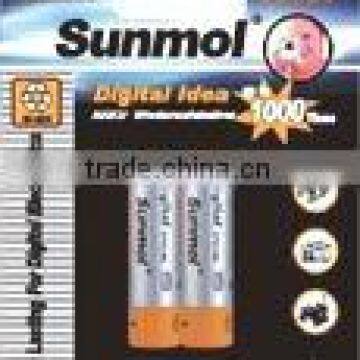 r6 Nimh aa 1800 mah rechargeable battery