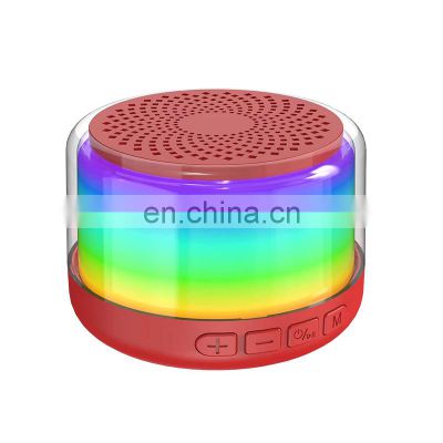 Factory Supplied Smart Blue tooth Speaker Portable Mini Wireless Speaker with RGB lights TF Card