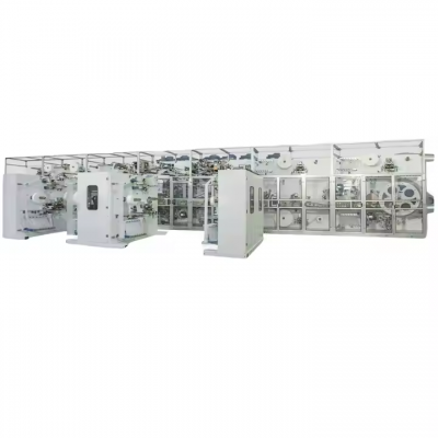 Semi Servo Disposal Baby Diaper Making Machine Prix In China photo-5
