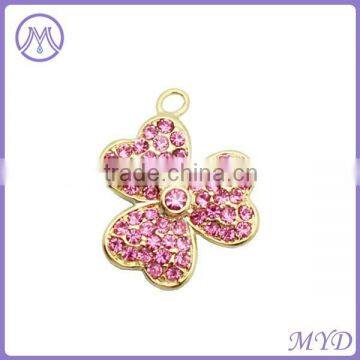 OEM crystal luck clover charm