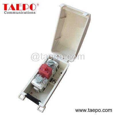 Outdoor 1 pair subscriber connector unit dp box for STB module with over voltage protection