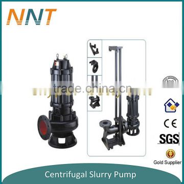 Submersible slurry pump for sludge treatment