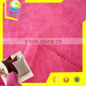 Low price warp knitting fabric korean velvet fabric for upholstery