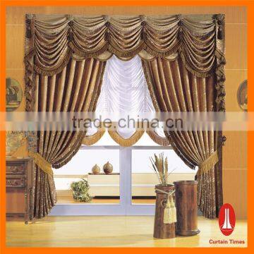 Curtain Times stylish curtain waterfall valance from guangzhou electric curtain                        
                                                Quality Choice