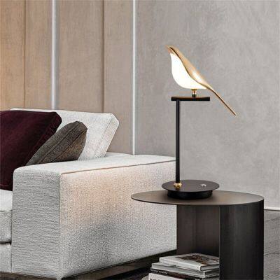 Modern Minimalist Decorated Dimmable Touch Sensor Led Reading Light Desk Table Lamp For Office Book Room Living Room Bedside photo-3