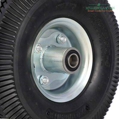 4.10/3.50-5 Black Tire Pneumatic Tyre Mobility Power Wheelchair Garden Trolley Cart photo-4