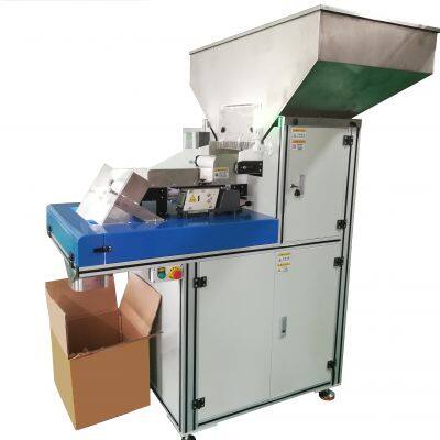 Button counting machine, seed counting packaging machine