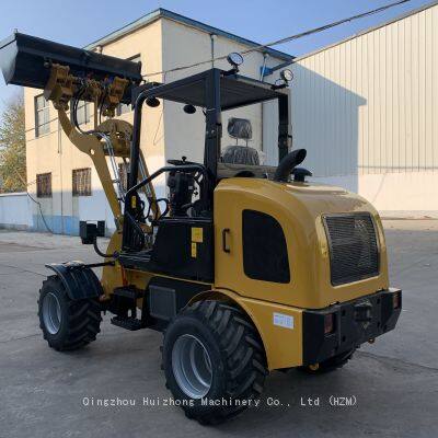 China Famous Brand HZM 811 810B 811T 1000kg Skid Steer Wheel Loader With New CE photo-4
