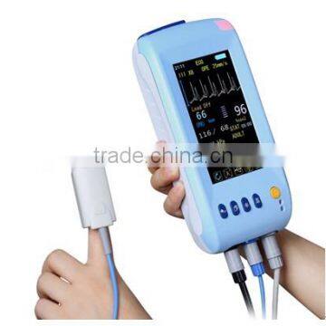 portable 5 inch Touch Screen Multi-parameter Patient Monitor AJ-3000Palm