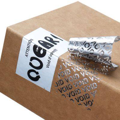 Fragile Paper,VOID PET Tamper-Evident Security Label Material 