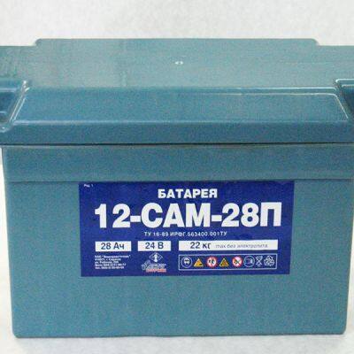 12-САМ-28П Aviation Battery 12-SAM-28P VENTURA Helicopter Battery 12-САМ-28