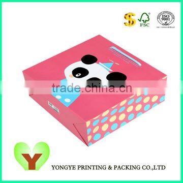 Shop Promotion Low Cost Paper Bag Flat Handle Kraft Paper Bag