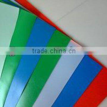 Colored LDPE plastic sheet in roll