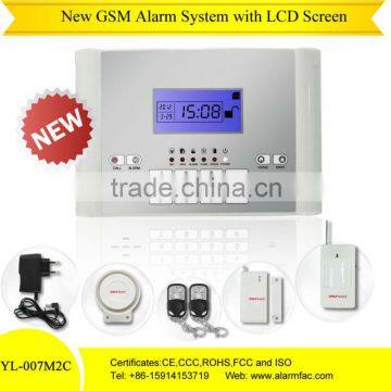 2012 best selling!GSM wireless burglar alarm equipment using for home,shop,warehouse and etc