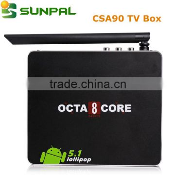 Android5.1 LOLLIPOP RK3368 Octa core 4K Hd Satellite Receiver CSA90