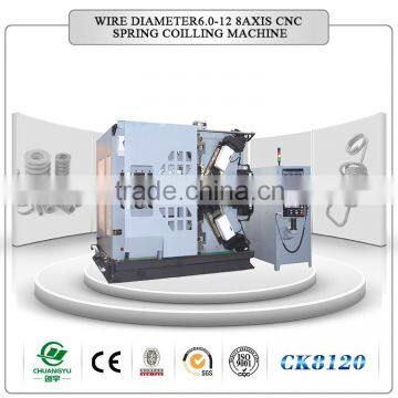 CK8120 8 axis cnc spring coiling machine