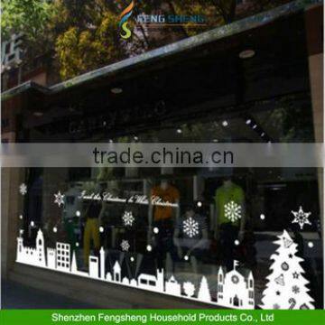 Christmas Shop Window Decals Snowflake Stickers XMAS Wall Window Decor Vinyl