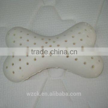 bone shape latex pillow neck support car pillow