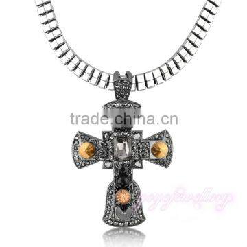 Wholesale 18K white gold alloy dubai gold jewelry necklace