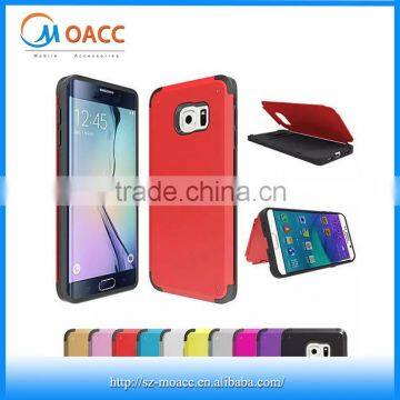 3 in 1 card slots flip stand case For Samsung galaxy s6 edge plus
