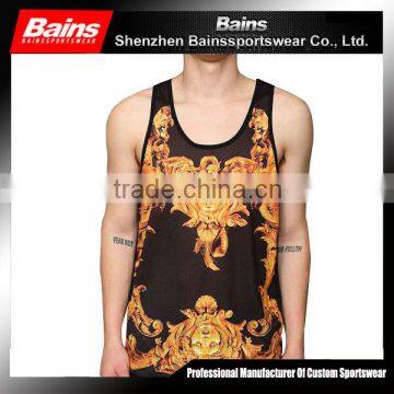 Sublimation Tank Top Printing,summer Wear Sports Tank Top