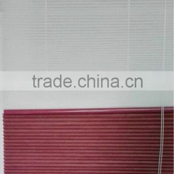 Pleated Blinds with ball chain Day& Night shade