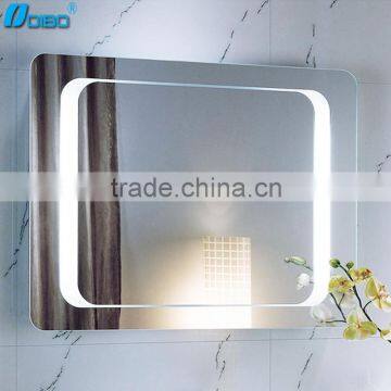 High quality villa bathroom illuminated wall mount mirror