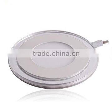 Double Color LED Panel Light 10W 15W 20W Blue+White/Warm White Round Ultrathin LED Ceiling Lamp photo-2