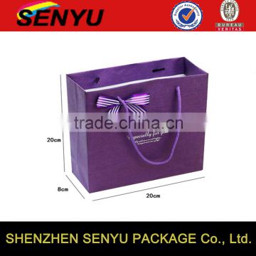 full color printing,custom LOGO, hot sale foldable shopping bags with rope