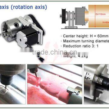 Hot Engraving Machine 4030Z-800W USB 4axis With Mach3 Wireless Handwheel Controller photo-2