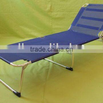 Aluminum folding camping bed