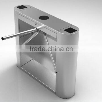 Electronic Pedestrian Turnstile Entry Systems with Bar Code and Fingerprint