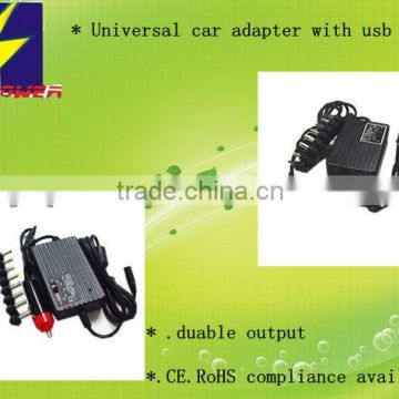 universal car laptop charger 80w for samsung hp dell