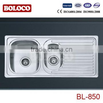 European One and half bowl sink 100*50cm,Polished Sink BL-850