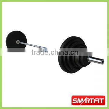 140 kg 310 lb adjustable Olympic barbell set with 18 plates European market used barbell set