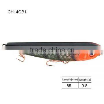 CH14QB1 high quality hard minnow crankbait topwater pencil fishing lure