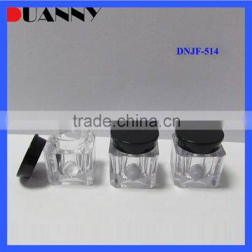 5g Plastic Square Powder Container Packaging,5g Square Powder Container