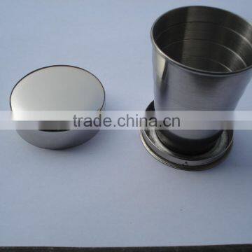Hot Sale! Stainless Steel 304 Round Laser Logo Folded Cup photo-5
