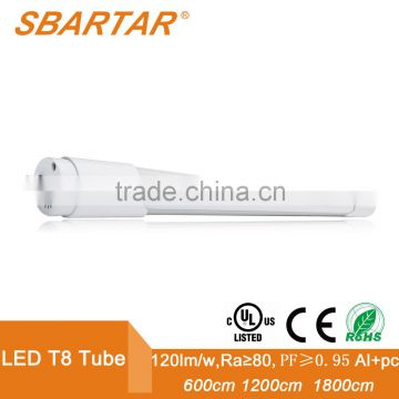 Sparta new LED Tube T8 9W 110-240V 50/60Hz 6000K PC Long lifespan UL Listed