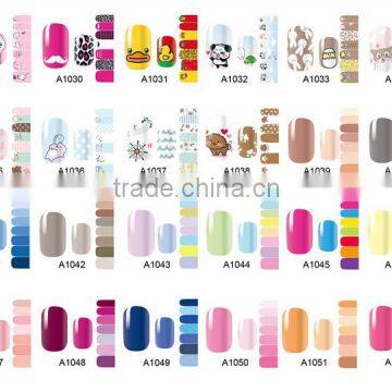 Newest Polish Nail Patch/nail Art Stickers/vinyl Nail Wraps Quality Choice photo-4