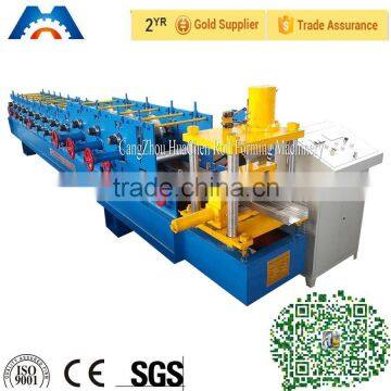 Automatic C channel steel purlin roll forming machine