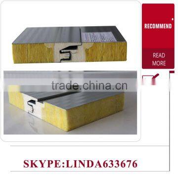 china supplier cheap price sound insulation glasswool sandwich panel factory