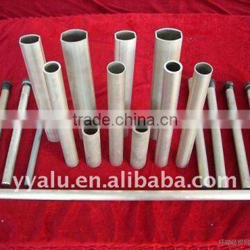 aluminium anodized silver matt round tube/ bar/pipe, factory price