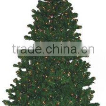 PVC/PE wired/hinged/wrapped green christmas tree