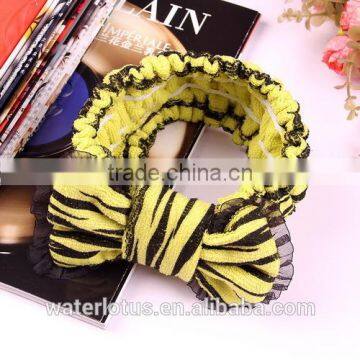 korea style microfiber bowknot lace beauty beauty cute designer hairband