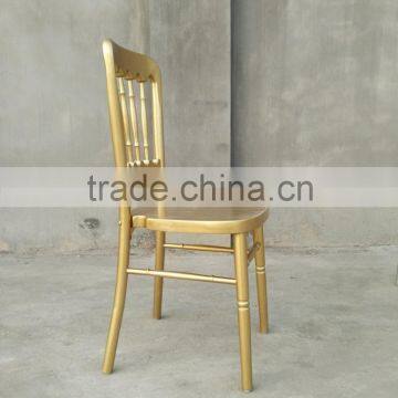 golden hotel wood dining chair with cushions