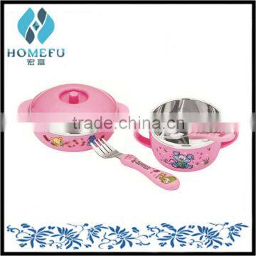 dinnerware wholesale 5pcs stainless steel bowl set for kids